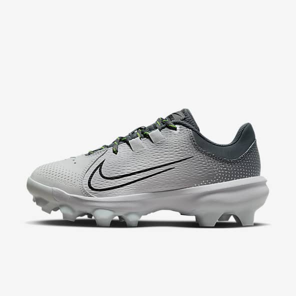 50 100 Grey Softball Cleats. Nike